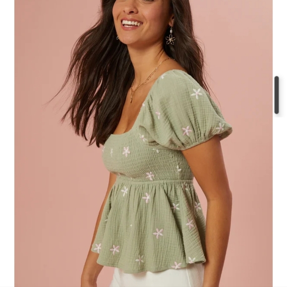 Altar'd State Babydoll top - Picture 2 of 4